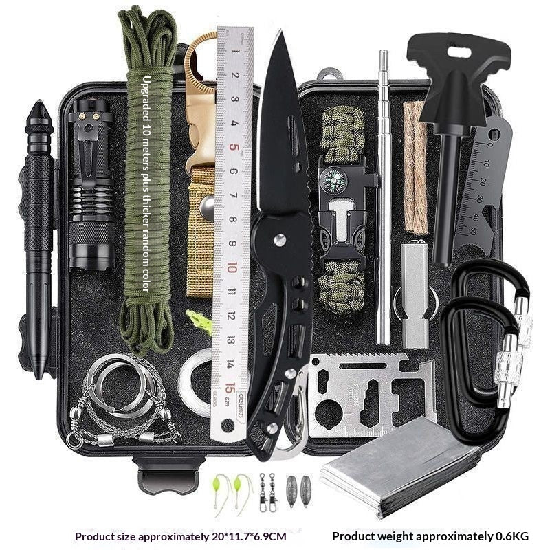 Camping And Outdoor Multi-Functional Survival Tool Kit